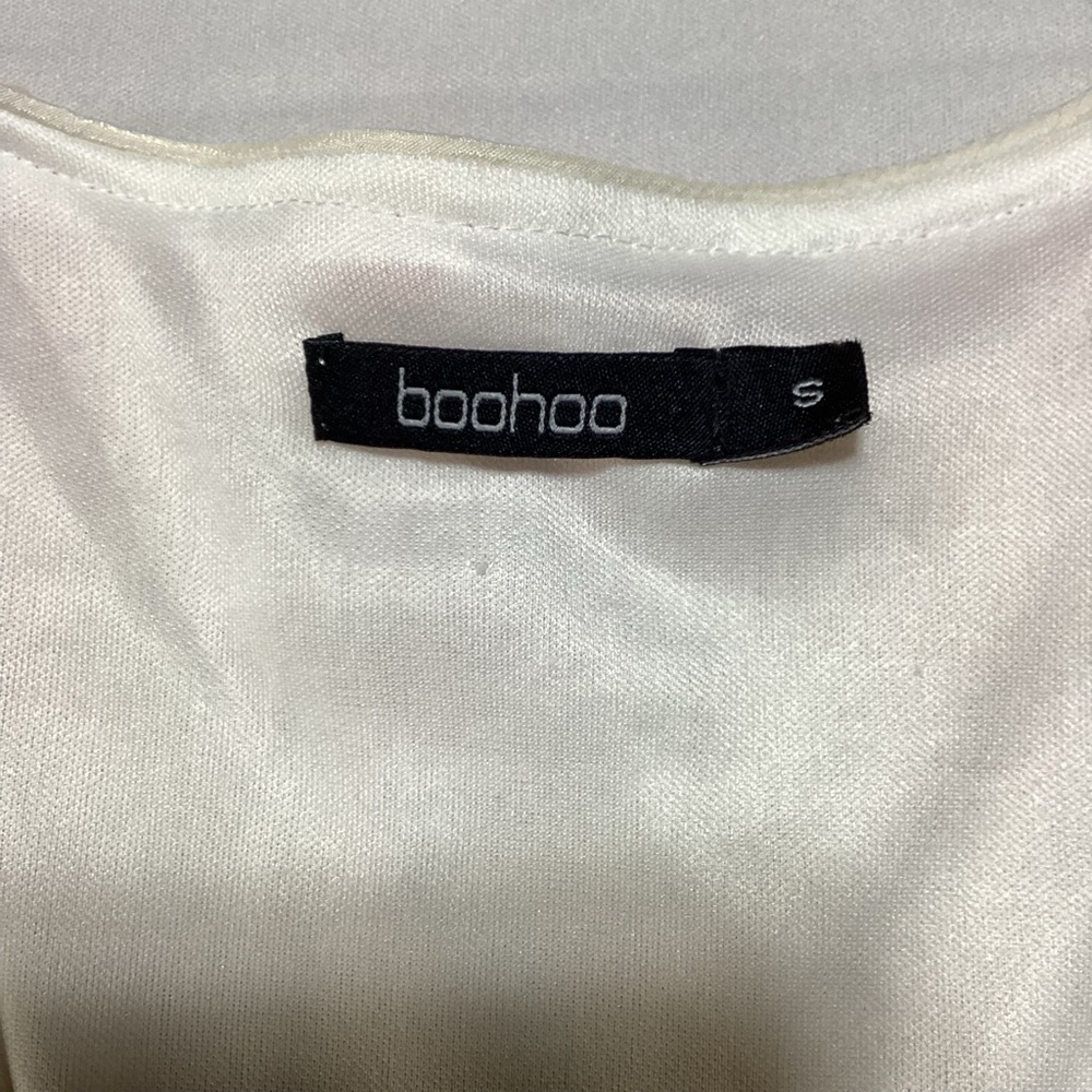 Boohoo Sequin Kimono Cardigan Cream and Pink - Picture 5 of 14